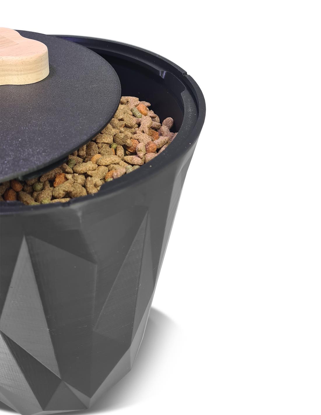 rangement croquettes de chat design
